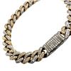 Image 3 : Men's Pave Diamond Curb Link Bracelet