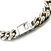Image 4 : Men's Pave Diamond Curb Link Bracelet