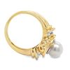 Image 5 : Pearl and Diamond Halo Ring