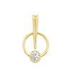 Image 1 : Modern Diamond Slide Pendant