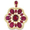 Image 1 : Ruby and Diamond Pendant