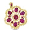 Image 5 : Ruby and Diamond Pendant