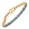 Image 1 : Blue Diamond Tennis Bracelet