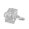 Image 2 : Mid-Century Platinum Diamond Ring