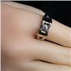 Image 3 : Geometric Diamond Band Ring