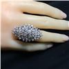 Image 5 : Diamond Cluster Ring with Marquis and Round Brilliants
