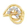 Image 1 : Free Form Diamond Ring