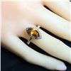 Image 4 : Citrine Quartz and Diamond Ring