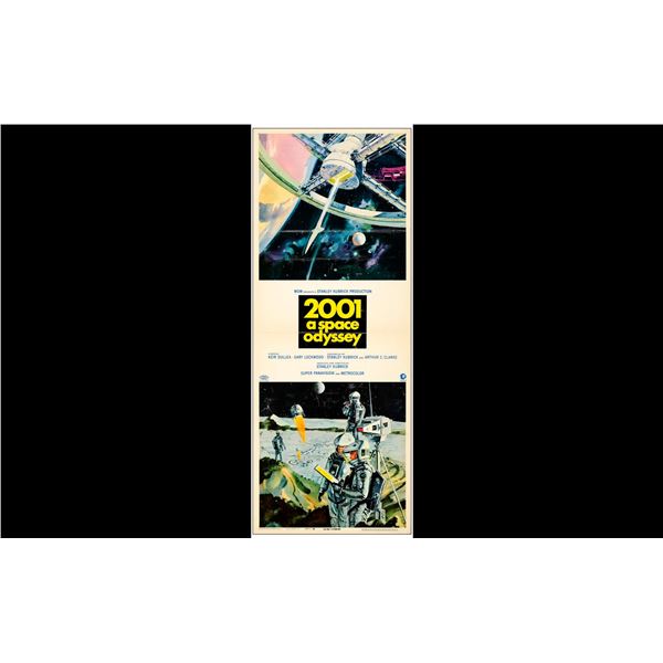 2001: A SPACE ODYSSEY - Insert (14" x 36"); Fine+ Folded
