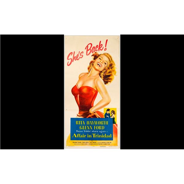 AFFAIR IN TRINIDAD - Three Sheet (41" x 81"); Fine+ on Linen