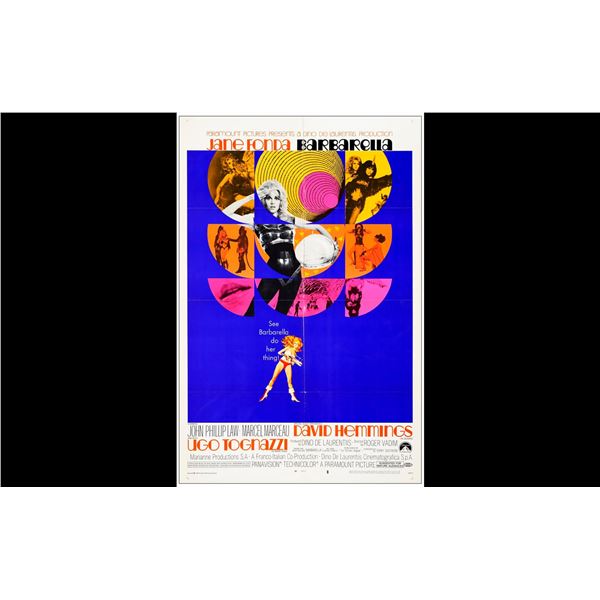 BARBARELLA - One Sheet (27" x 41"); Style B; Very Fine Folded