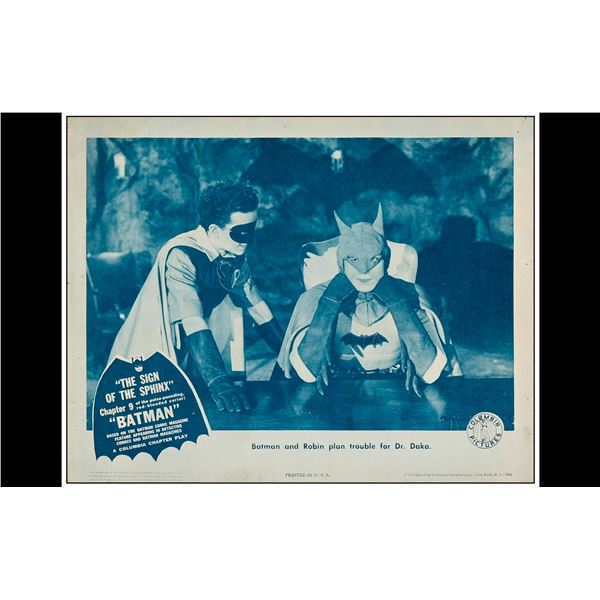 BATMAN - Lobby Card (11" x 14"); Fine+