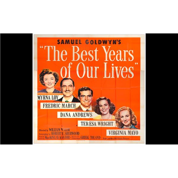 THE BEST YEARS OF OUR LIVES - Six Sheet (79" x 78"); Very Fine Folded