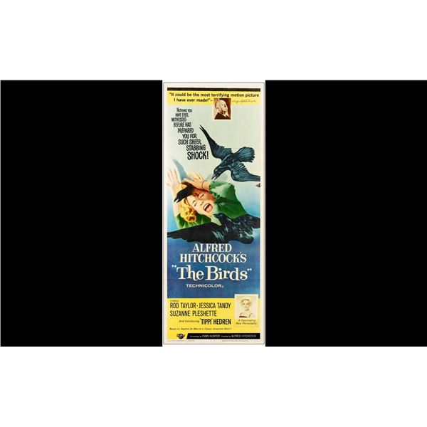 THE BIRDS - Insert (14" x 36"); Very Fine- Folded