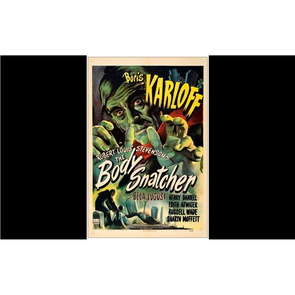 THE BODY SNATCHER - One Sheet (27" x 41"); Very Fine- on Linen