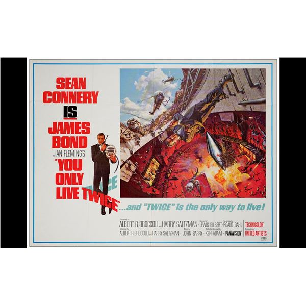 JAMES BOND: YOU ONLY LIVE TWICE - Subway (45" x 59"); Style A; Very Fine+ Folded