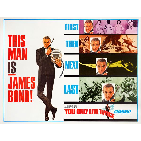 JAMES BOND: YOU ONLY LIVE TWICE - Subway Poster (45" x 60"); Advance; Very Fine+ Rolled