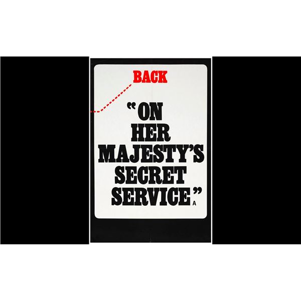 JAMES BOND: ON HER MAJESTY'S SECRET SERVICE - British Double Crown (19.5" x 30"); Style B, Country-o