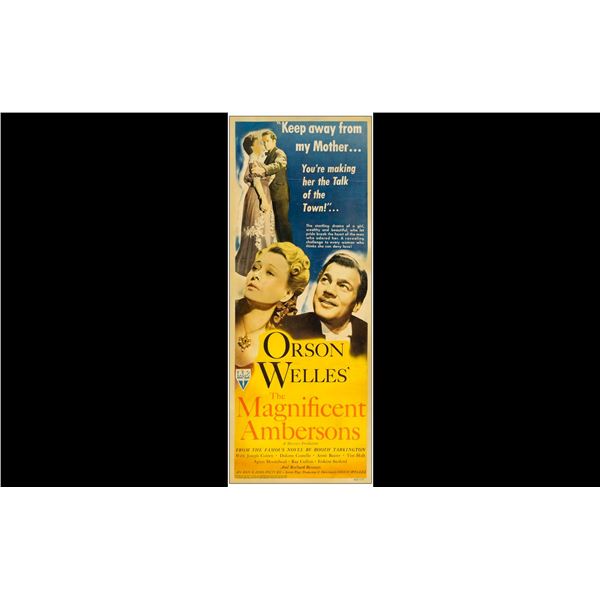THE MAGNIFICENT AMBERSONS - Insert (14" x 36"); Fine on Paper