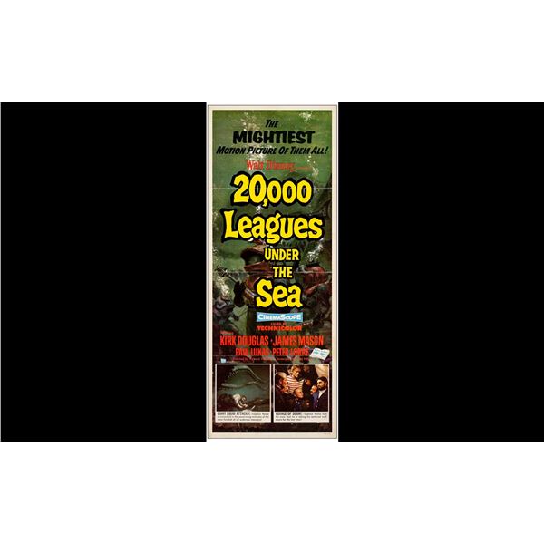 20,000 LEAGUES UNDER THE SEA - Insert (14" x 36"); Glossy Finish; Fine- Folded