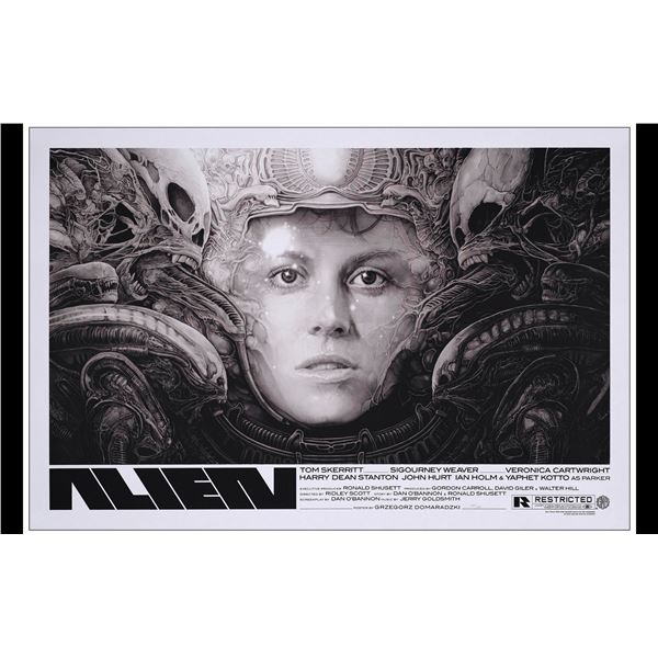 ALIEN - Limited Edition Screen Print (24" x 36"); Variant, Hand-Numbered; Very Fine+ Rolled