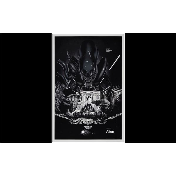ALIEN - Limited Edition Screen Print (24" x 36"); Hand-Numbered and Artist-Signed; Very Fine+ Rolled