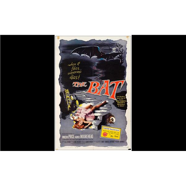 THE BAT - One Sheet (27" x 41"); Fine+ Folded