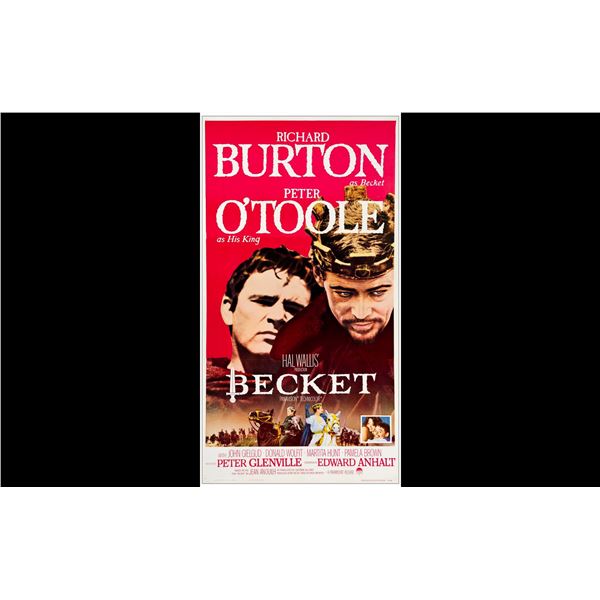 BECKET - Three Sheet (41" x 78"); Very Fine+ on Linen