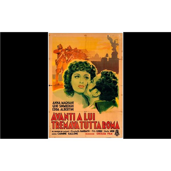 BEFORE HIM ALL ROME TREMBLED - Italian 2-Fogli (39" x 55"); Country-of-Origin; Fine- Folded
