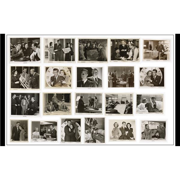 THE BIG CLOCK - Single-Weight, Silver Gelatin, Vintage Photographs (21) (8" x 10"); Very Fine-