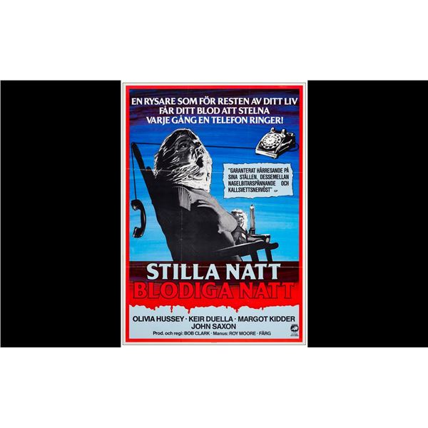 BLACK CHRISTMAS - Swedish One Sheet (27.5" x 39.5"); Fine+ Rolled