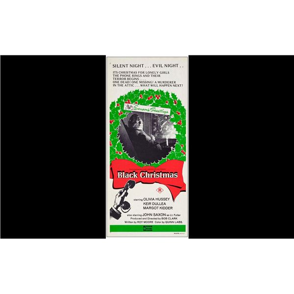 BLACK CHRISTMAS - Australian Daybill (13.5" x 29.75"); Very Fine Folded