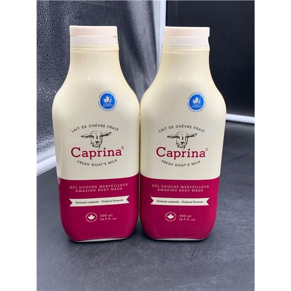 Caprina Fresh Goat's Milk Amazing Body Wash (2 x 500ml)