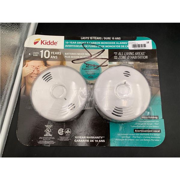 Kidde 10-Year Smoke & Carbon Monoxide Alarms