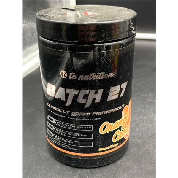 TC Nutrition Batch 27 Clinically Dosed Preworkout-Orange Creamsicle (350g)