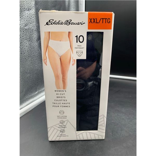 Eddie Bauer 10pk Women's Hi-Cut Briefs (XXL)