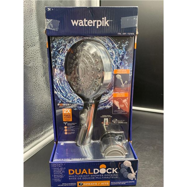 Waterpik Dualdock Multi-Height Shower Docking with 7 Sprays