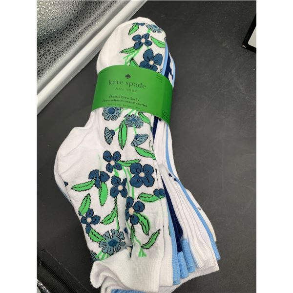 Kate Spade Shortie Crew Socks (Size 4-10) 10pk