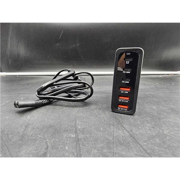 120w USB C Charging Station, 6-Port GaN Desktop Fast Charger Station with 3 Type C & 3 USB-A Compati