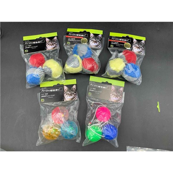 Lot of Assorted Cat Toys