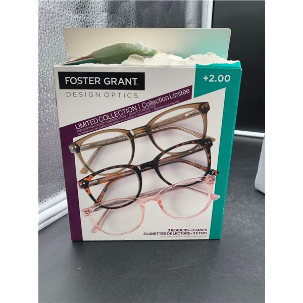 Foster Grant Readers (2.00) 3pk