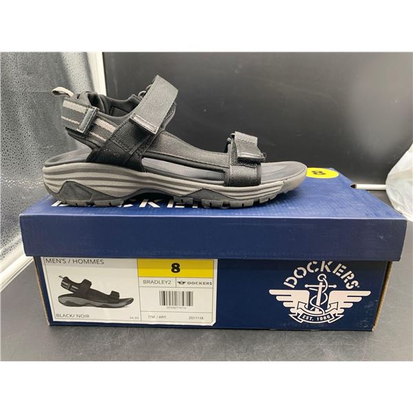 Docker's Men's Black, Bradley2 Sandals (8)