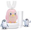 Image 1 : Kids Toothbrushes with U-shaped Brush head, Ultrasonic Kids Electric Toothbrush, IPX7 Waterproof & S