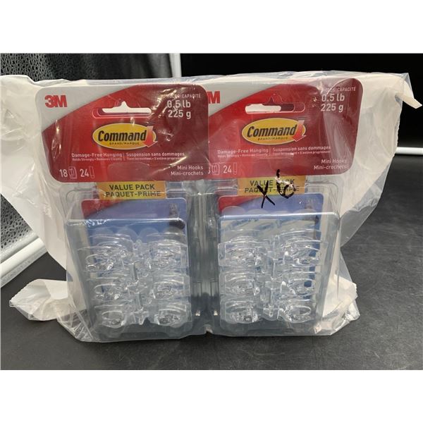 3M Command Mini Hooks (6 x 18)