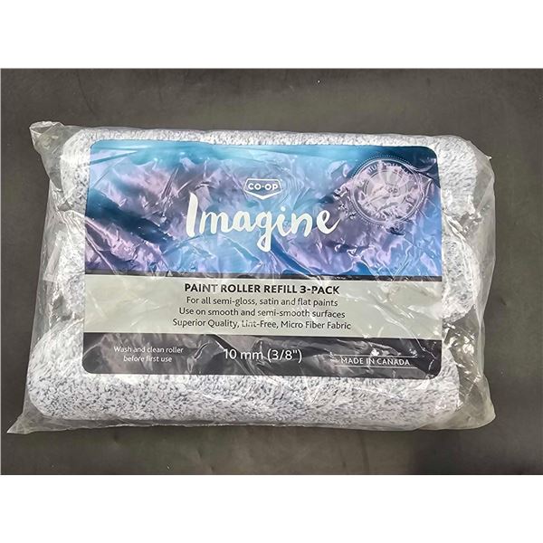 Imagine Paint Roller Refill 3pk