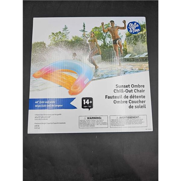 Sunset Ombre Chill-out Chair (48in Wide)