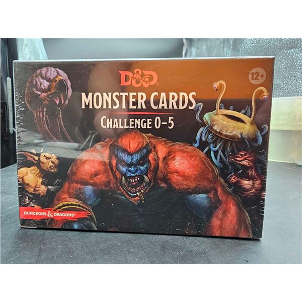 D&D Monster Cards Challenge 0-5