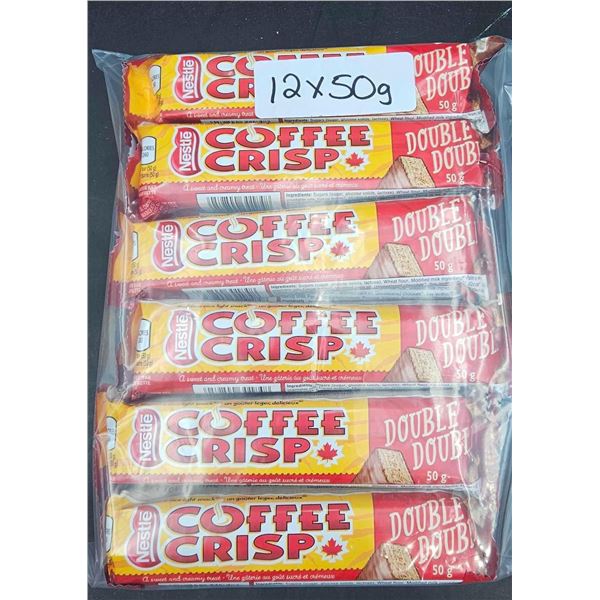 Nestle Coffee Crisp Double Double Candy Bars (12 x 50g)