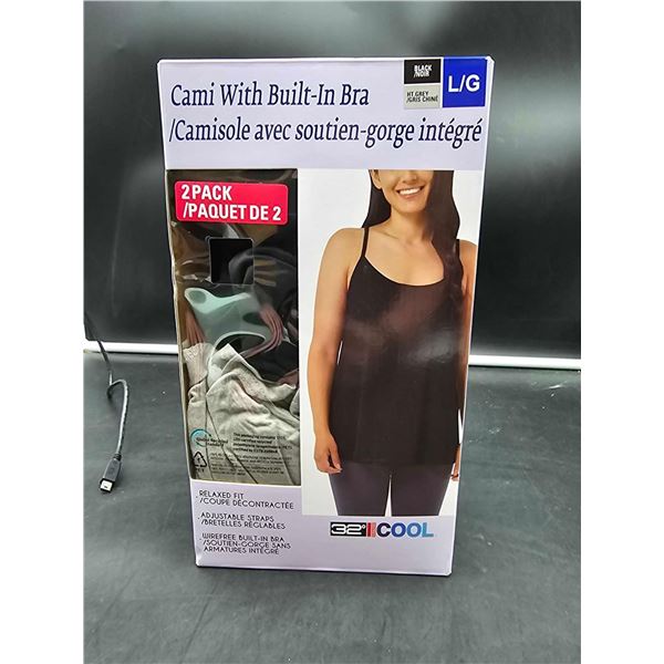 Cami with Built-in Bra (L)