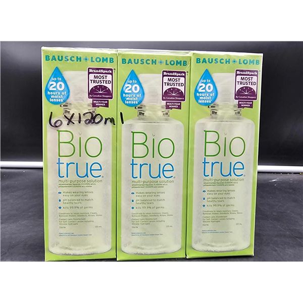 Bausch & Lomb Bio True Multi-Purpose Solution (6 x 120ml)